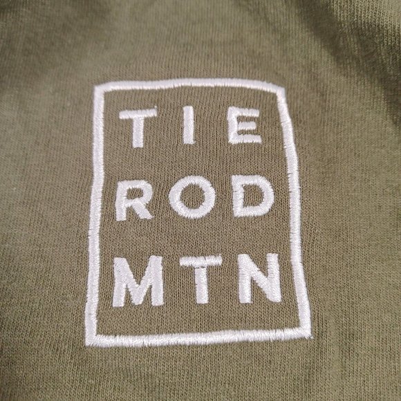 Tie Rod Mtn Men's Size Small Long Sleeve Shirt Green White Embroidery Outdoors - Picture 6 of 7